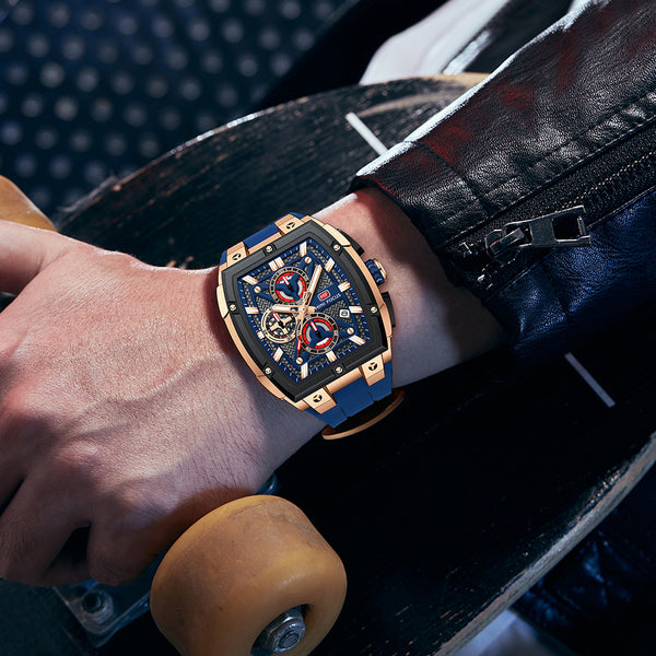 Reloj Hombre Arc Espejo Multicapa Hueco
