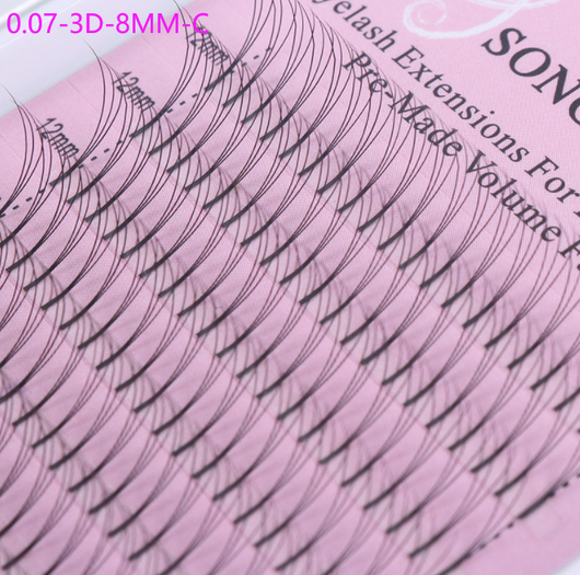 Pestañas 3D de Volumen Extensible