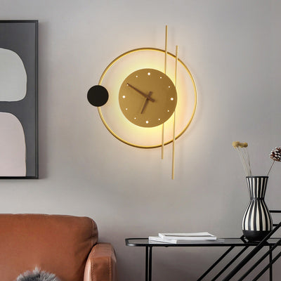 Lámpara Reloj de Pared Moderno con Función Horaria - Image 3