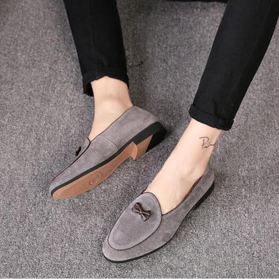 Zapatos de Cuero para Hombre con Borla Mariposa - Mocasines de Moda - Image 2