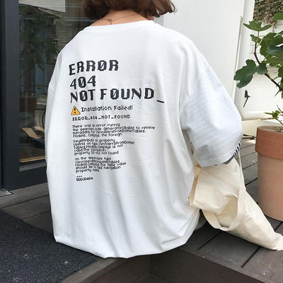 Remera Manga Larga Error 404