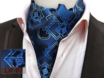Bufanda Jacquard de Poliéster Estilo Británico para Hombre - Image 47