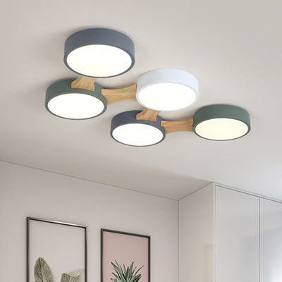 Lámpara LED de Techo Nórdica para Sala y Dormitorio - Image 10