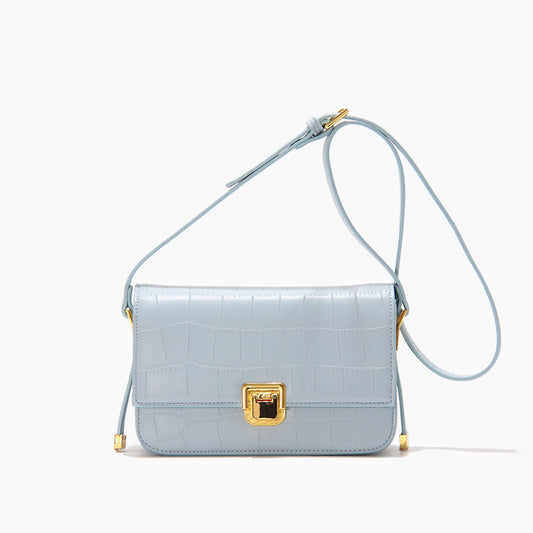 Bolso Bandolera de Cuero Premium con Diseño Asimétrico