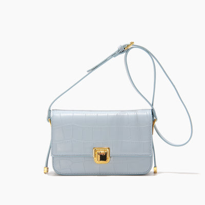 Bolso Bandolera de Cuero Premium con Diseño Asimétrico