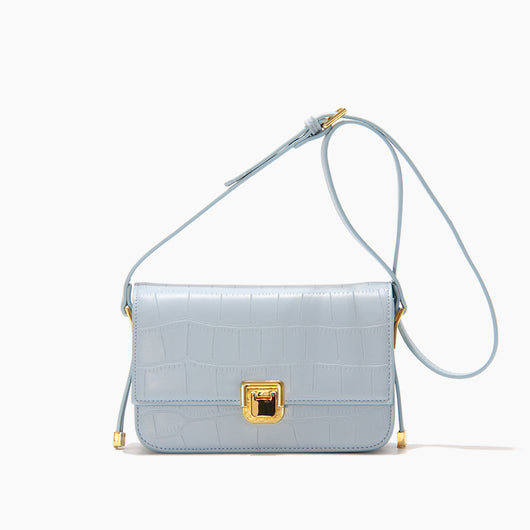 Bolso Bandolera de Cuero Premium con Diseño Asimétrico