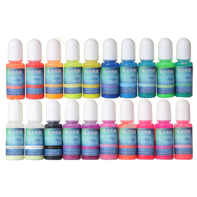 Kit de Resina Epoxi con Pigmento Luminiscente UV y Moldes de Cristal - Image 30