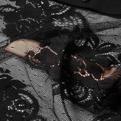 Camisa de Malla Transpirable con Encaje de Manga Larga para Hombre - Image 5