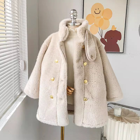 Abrigo de Piel Infantil Premium