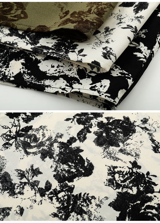 Camisa Manga Larga Ice Silk Estampada para Hombre - Image 17