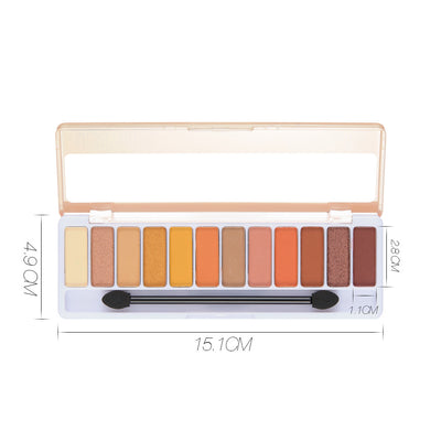 Paleta de Sombras Perladas Mate Anti-Transferencia - Image 2