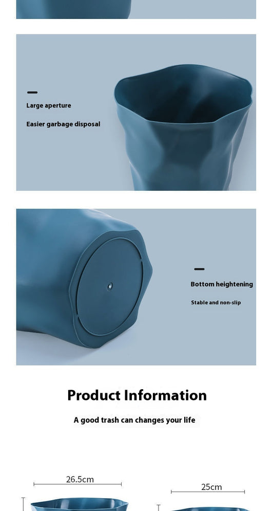 Basurero Plegable de Diseño Moderno con Pliegues Elegantes - Image 11