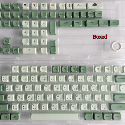 Teclado Mecánico 124 Teclas Matcha - Keycaps PBT Sublimados - Image 24