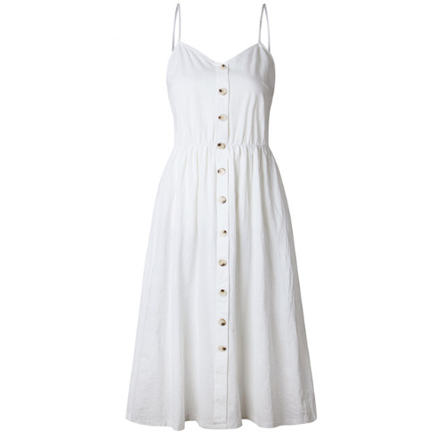 Vestido Halter con Tirantes Ajustables y Bolsillos Funcionales - Image 10
