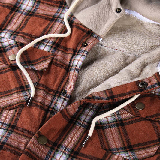 Sudadera con Capucha y Forro Polar para Hombre - Corte Europeo y Americano - Image 2