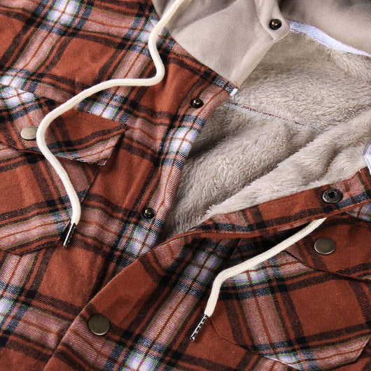 Sudadera con Capucha y Forro Polar para Hombre - Corte Europeo y Americano - Image 2