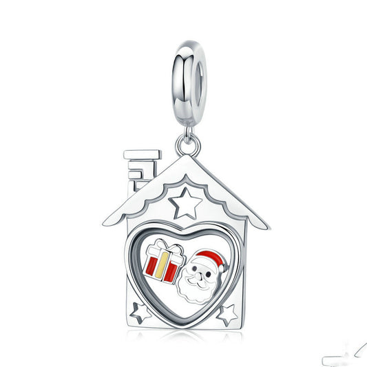 Dije Santa en Plata 925 Esterlina