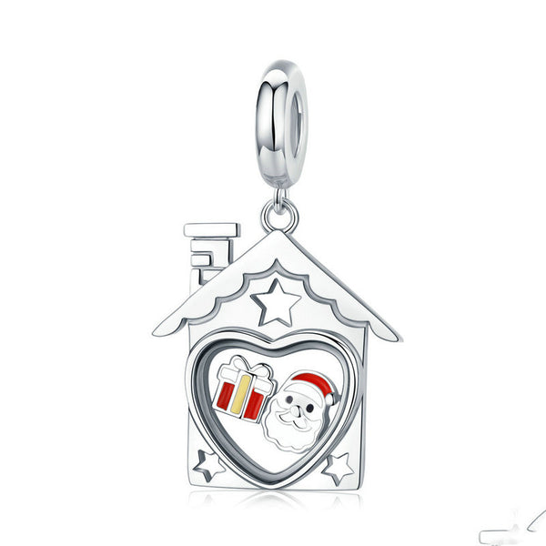 Dije Santa en Plata 925 Esterlina