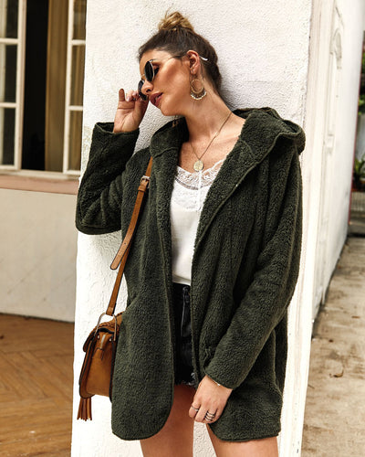 Chaqueta Acolchada con Capucha de Piel - Image 11