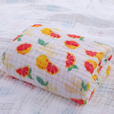Toalla de Baño para Bebé con Acolchado Seersucker de Seis Capas - Image 12