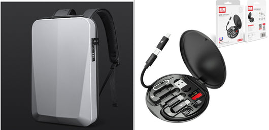 Mochila Ejecutiva Impermeable con Compartimento para Laptop - Diseño Profesional en Carcasa Rígida - Image 11
