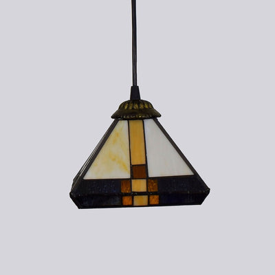 Lámpara de Techo Cuadrada Cristal Coloreado para Pasillos y Barras - Image 5