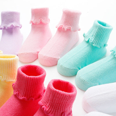 Calcetines Térmicos para Bebé Invierno - Algodón Doble Aguja 0-3 Años
