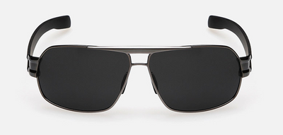 Gafas de Sol Polarizadas para Hombre - Diseño Cuadrado Metálico - Image 6