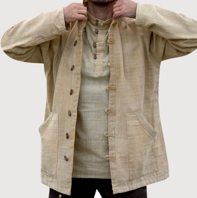 Chaqueta Casual Étnica con Capucha y Manga Larga para Hombre - Image 8