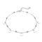 Ladies Disc Fashion Personality Simple Foot Accessories Silver