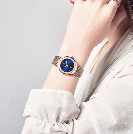 Reloj de Cuarzo con Malla Minimalista