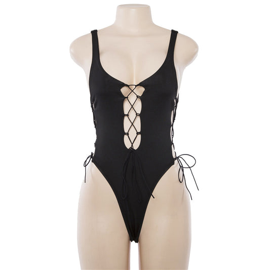 Traje de Baño Enterizo Elegante para Mujer - Diseño Europeo y Americano
