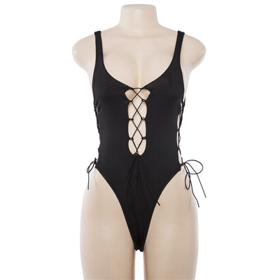 Traje de Baño Enterizo Elegante para Mujer - Diseño Europeo y Americano