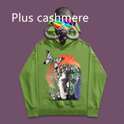 Sudadera con Capucha de Algodón Estampado Mariposas - Image 22