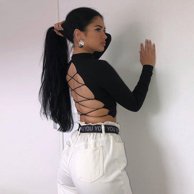 Blusa de Manga Larga con Cordones - Image 8