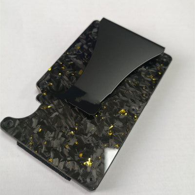 Cartera de Fibra de Carbono con Protección RFID y Sujetador de Tarjetas Metálico - Image 6