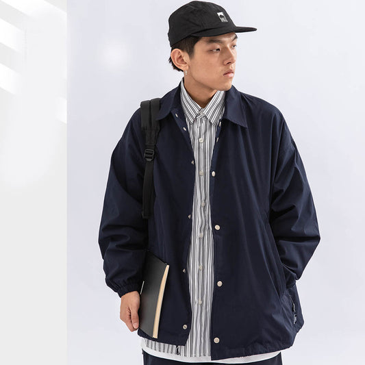 Chaqueta de Trabajo Manga Larga Minimalista para Hombre