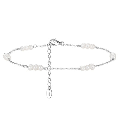 Pulsera de Pie con Cuentas de Agua Dulce en Forma O - Image 12