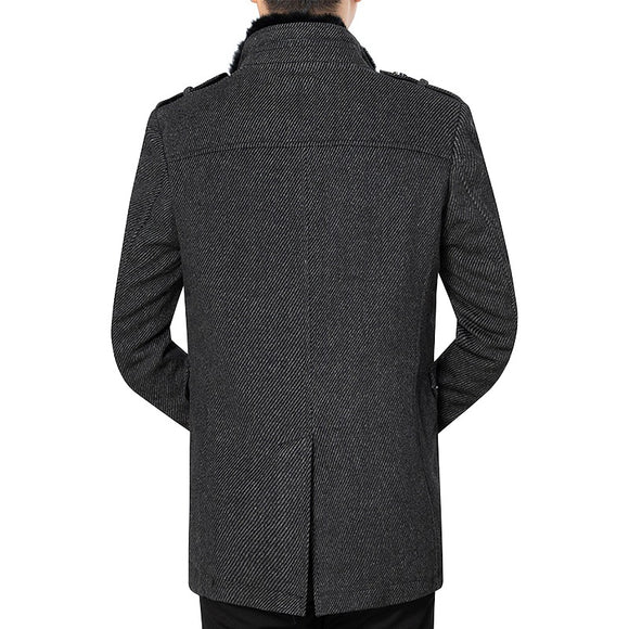Abrigo de Lana Merino Otoño-Invierno Casual