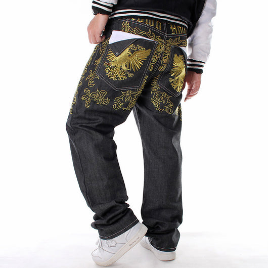 Jeans Hip-Hop Talla Grande para Hombre - Estilo Urbano Tendencia - Image 5