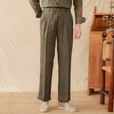 Pantalones Casuales con Cintura Elástica para Hombre - Comodidad de Verano