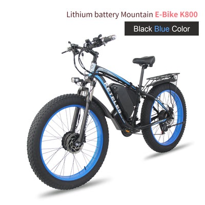 Bicicleta Eléctrica Dual Motor 21 Velocidades con Frenos de Aceite y Batería de Litio - Image 11