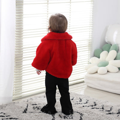 Capa Suéter Peludo para Niñas - Otoño e Invierno - Image 12