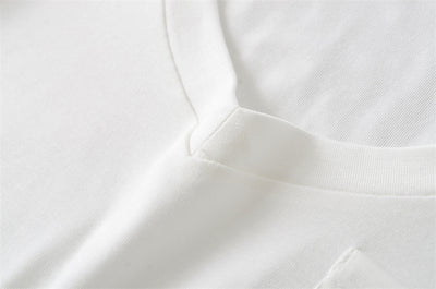 Blusa de Verano Ajustada al Talle con Escote en V y Manga Corta - Image 25