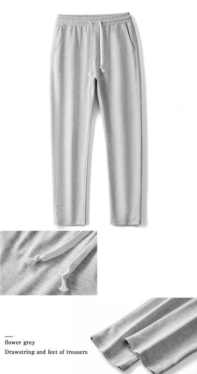 Pantalones de Chándal Holgados de Algodón para Hombre - Image 25