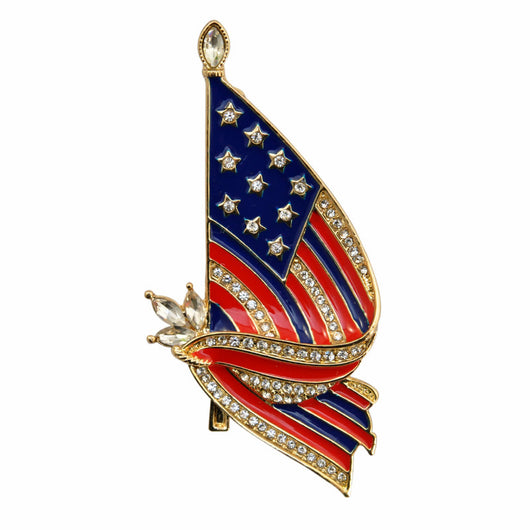 Broche Bandera Nacional Efecto Goteo - Image 4