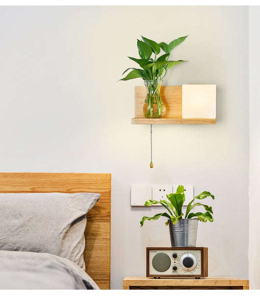 Lámpara de Pared en Madera para Dormitorio y Mesita de Noche - Image 16