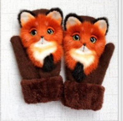 Manoplas Cálidas con Diseño de Animales para Otoño e Invierno - Image 10