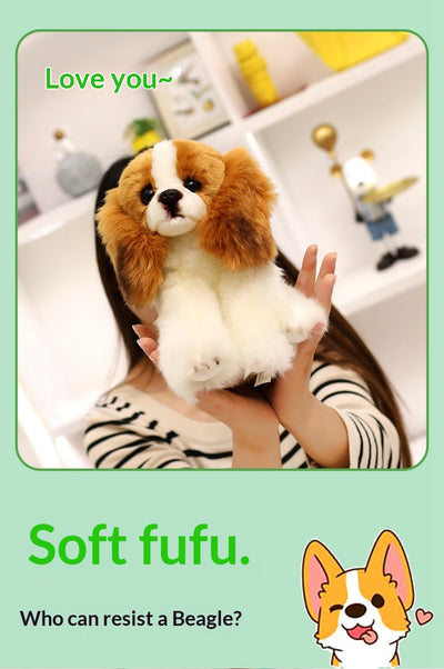 Peluche Beagle Realista - Muñeco de Simulación para Niños - Image 6