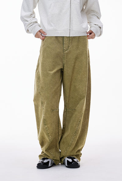 Pantalones Casuales Retro Desestructurados para Hombre - Image 9